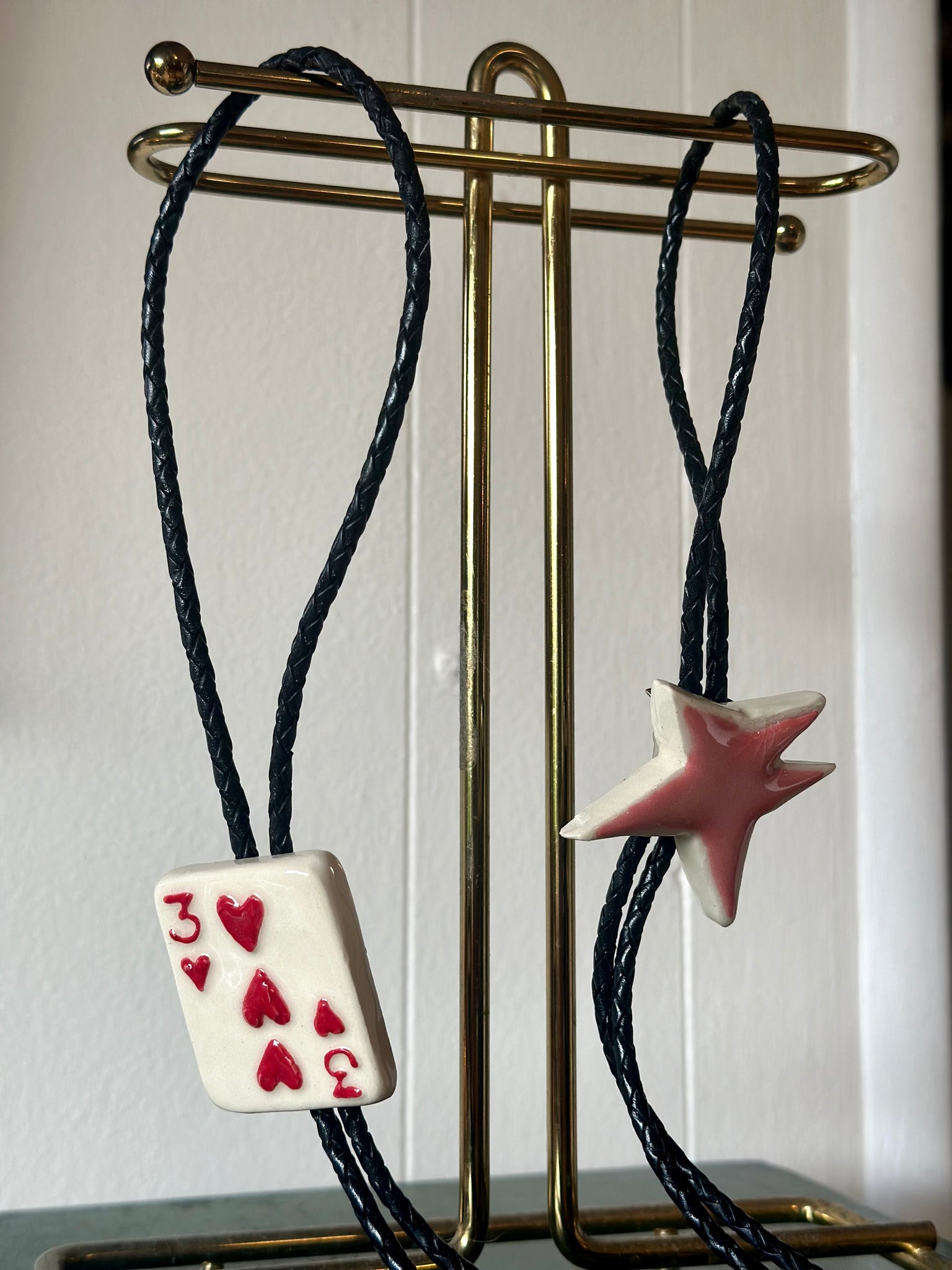 cards and stars bolo ties